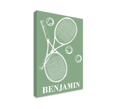 Tableau sports œuvres d'art de tennis personnalisées - TenStickers