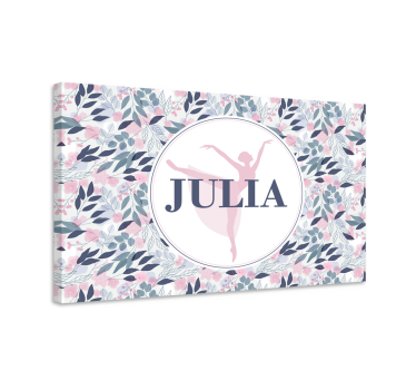 Tableau personnage art de ballerine personnalisé - TenStickers