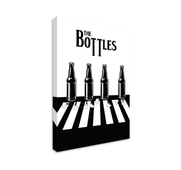 Tableau texte gamme de bouteilles rayées - TenStickers