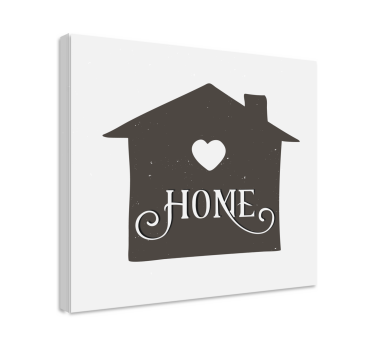Tableau citation expression chaleureuse de foyer - TenStickers