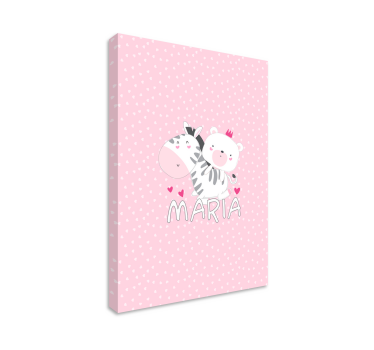 Tableau bébé amis animaux mignons - TenStickers