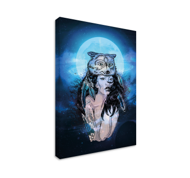 Tableau personnages portrait de femme mystique - TenStickers