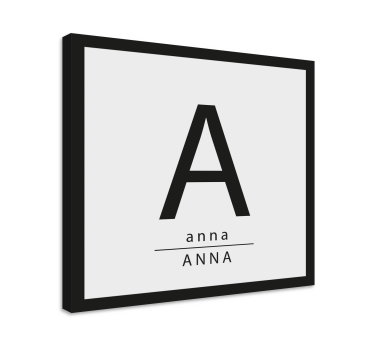 Tableau abc affichage initial personnalisé - TenStickers