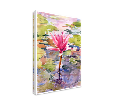 Tableau fleurs et plantes sérénité de la fleur de lys - TenStickers
