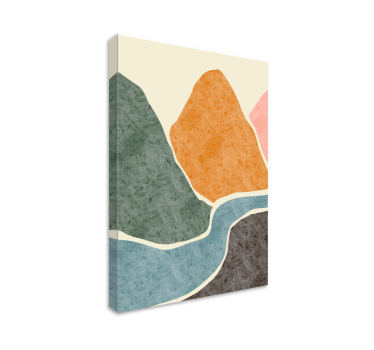 Tableau salon tableau moderne de montagne - TenStickers