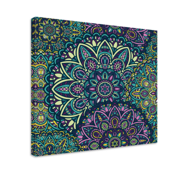 Tableau mandala illustration mandala complexe - TenStickers