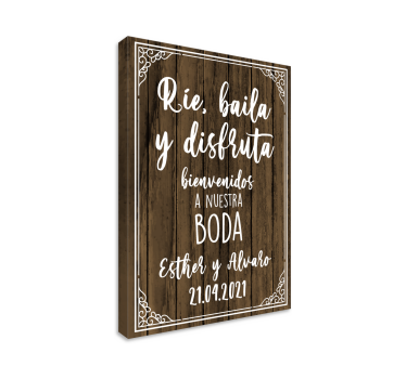 Tableau citation panneau de bienvenue pour le mariage - TenStickers