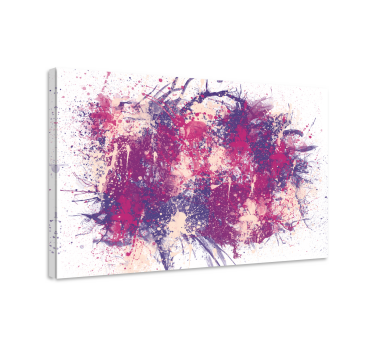 Tableau abstrait éclaboussure dynamique - TenStickers