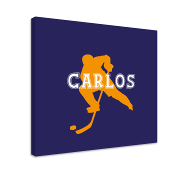 Tableau sports joueur de hockey sur glace - TenStickers