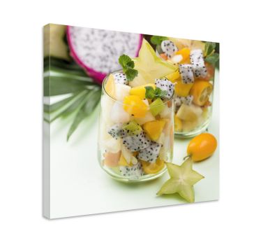 Tableau décoratif Mangue et verres verts - TenStickers