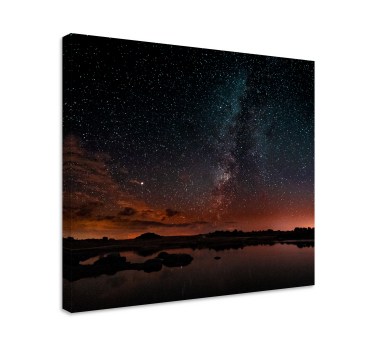 Tableau paysages nuit étoilée - TenStickers