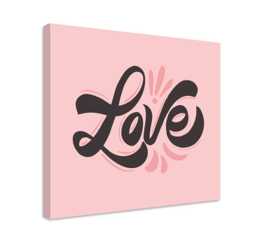 Tableau citation expression d'amour - TenStickers