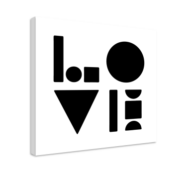 Tableau géométrique formes et figures - TenStickers