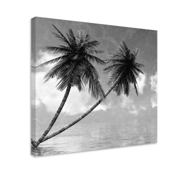 Tableau arbres silhouette de palmier élégante - TenStickers