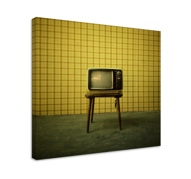 Tableau vintage support de télévision rétro - TenStickers