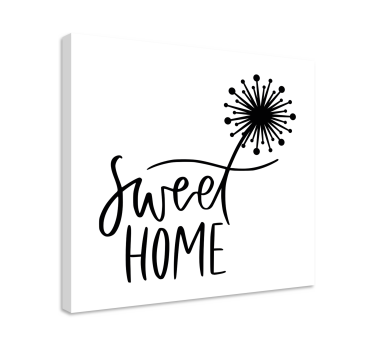 Tableau citation pissenlit doux de la maison - TenStickers