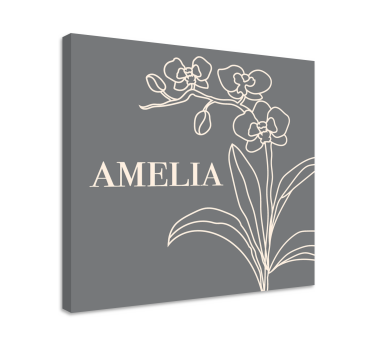 Tableau fleurs et plantes design floral élégant - TenStickers