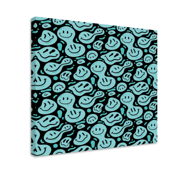 Tableau texte motifs de sourire heureux - TenStickers