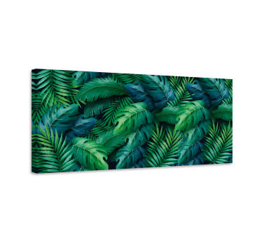 Tableau fleurs et plantes verdure tropicale - TenStickers