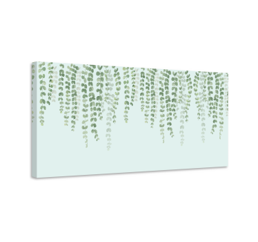 Tableau fleurs et plantes vignes vertes suspendues - TenStickers