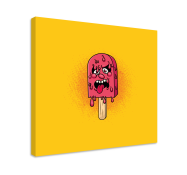 Tableau texte friandise fondante qui goutte - TenStickers