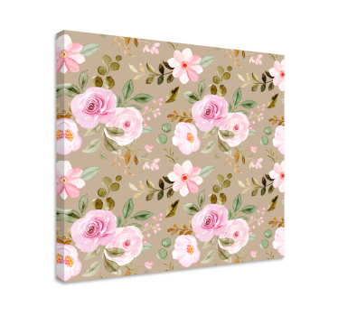 Tableau fleurs et plantes composition Éclat rosé - TenStickers