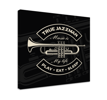 Tableau thème musique Vrai jazzman - TenStickers