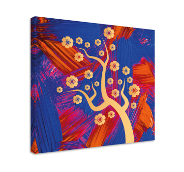 Tableau fleurs et plantes arbre en fleurs - TenStickers