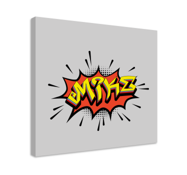 Tableau abc style d'Écriture comic - TenStickers