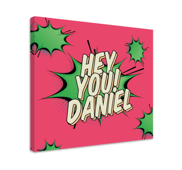 Tableau ados salutation comique personnalisée - TenStickers