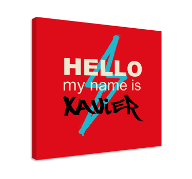 Tableau abc art d'introduction au nom - TenStickers