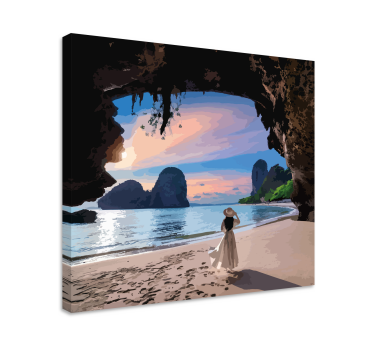 Tableau paysages vue de sérénité côtière - TenStickers