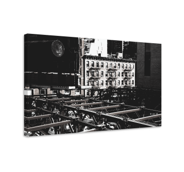 Tableau villes et pays perspective de skyline urbaine - TenStickers