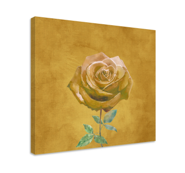 Tableau fleurs et plantes rose dorée élégante - TenStickers