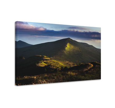 Tableau paysages vue sur le sommet de la montagne - TenStickers