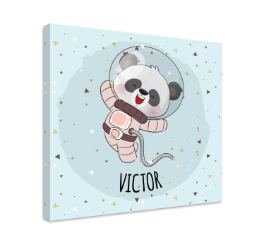 Tableau 3d panda spacieux et joyeux - TenStickers