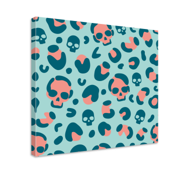 Tableau texte motif crâne - TenStickers