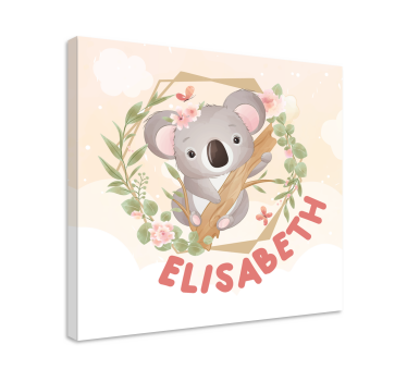 Tableau animaux koala personnalisé - TenStickers