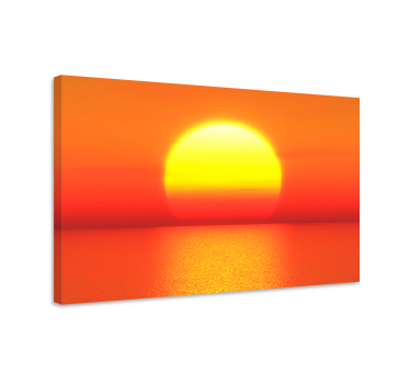 Tableau paysages crépuscule sur les marées - TenStickers