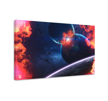 Tableau fleurs Événement de collision céleste - TenStickers