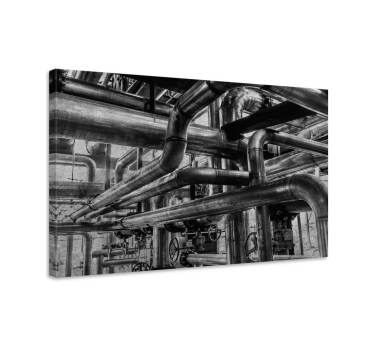 Tableau ornemental réseau de tuyaux industriels - TenStickers