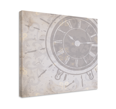 Tableau abstrait conception d'horloge élégante - TenStickers