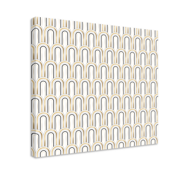 Tableau moderne motif arqué géométrique - TenStickers
