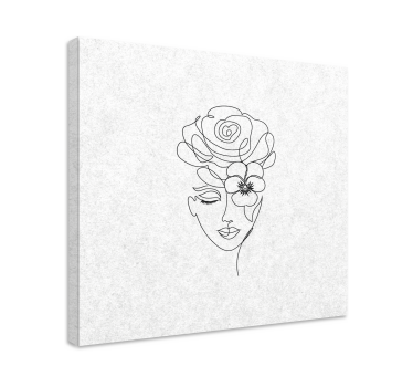 Tableau pour couloir Femme sans visage minimaliste - TenStickers