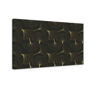 Tableau fleurs et plantes feuilles de ginkgo élégantes - TenStickers