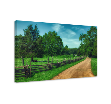 Tableau paysages chemin de campagne serein - TenStickers