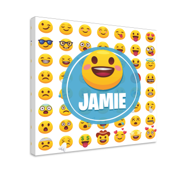 Tableau abc collection d'expressions émoji - TenStickers