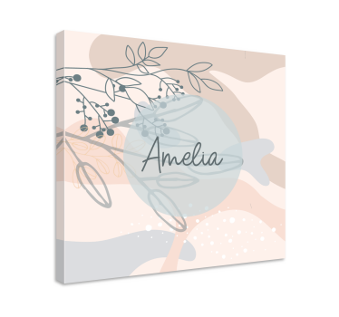 Tableau personnalisé impression personnalisée d'amelia - TenStickers