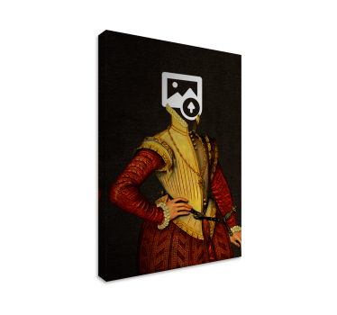 Tableau de tableau aristocratique personnalisé chien - TenStickers