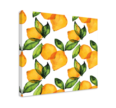 Tableau motif citrons style méditerranéen - TenStickers